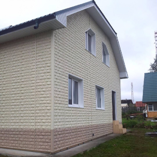 Фасадная панель «Альпийский», цвет Слоновая кость в Москве, Доломит