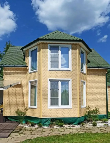 Термосайдинг «Кирпич 0,2», цвет Желтый в Москве, Доломит